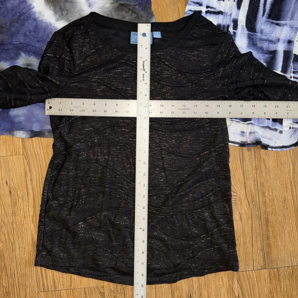 simply vera wang tops Lot Of 3 Women's Size Petite Small Colorful Lightweight I - Picture 2 of 10